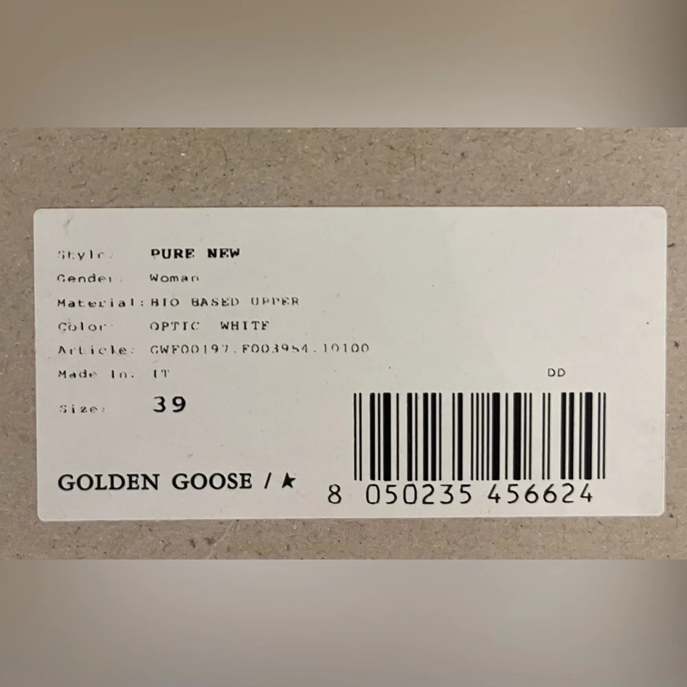 Brand New Golden Goose Purestar - Size 39 - Picture 10 of 10